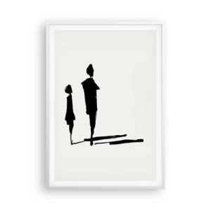 Plagát v bielom ráme - Určite spolu? - 70x100 cm
