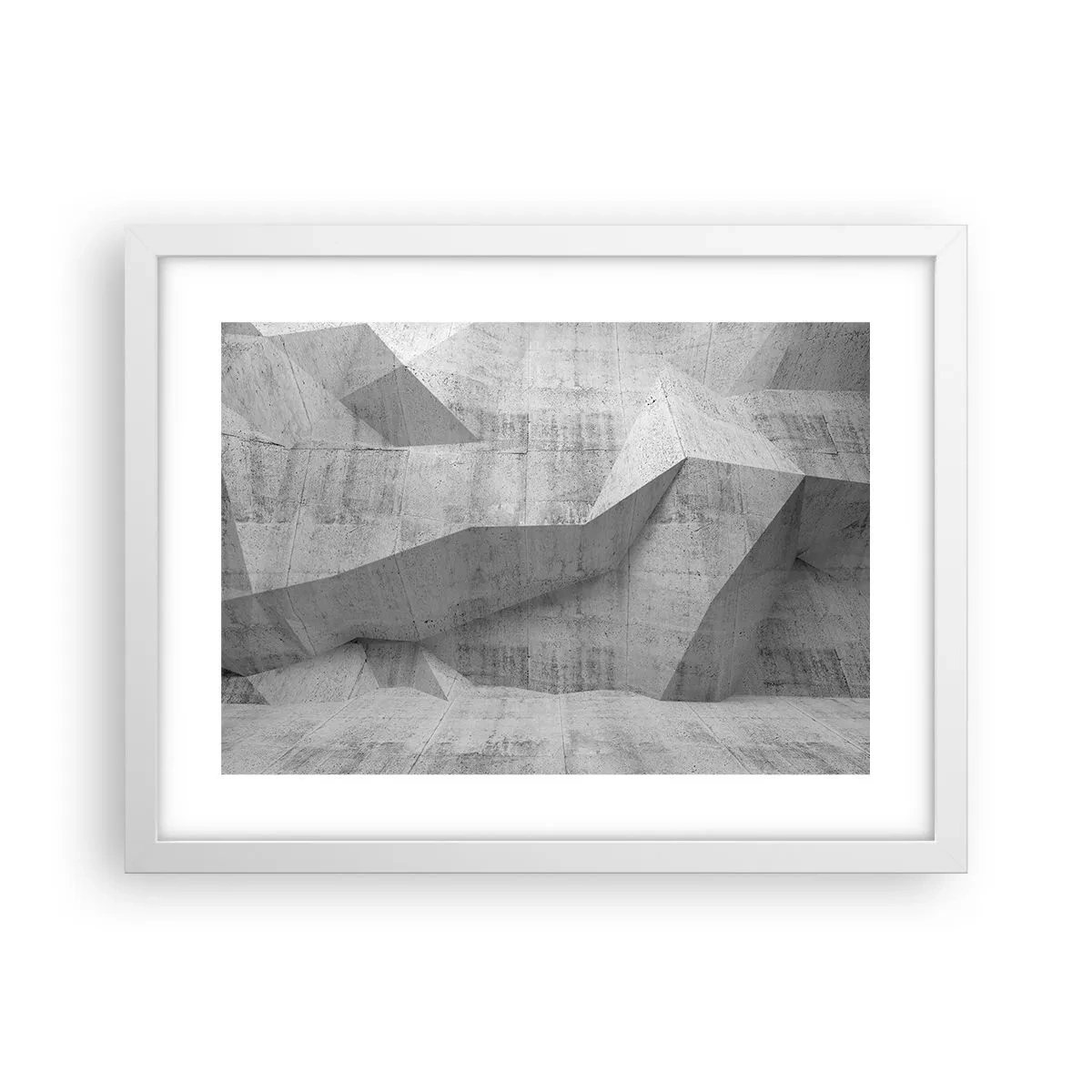 Plagát v bielom ráme - Skutočná výzva - 40x30 cm