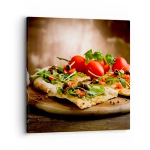 Obraz na plátne - Priamo z pece a zo záhrady - 30x30 cm