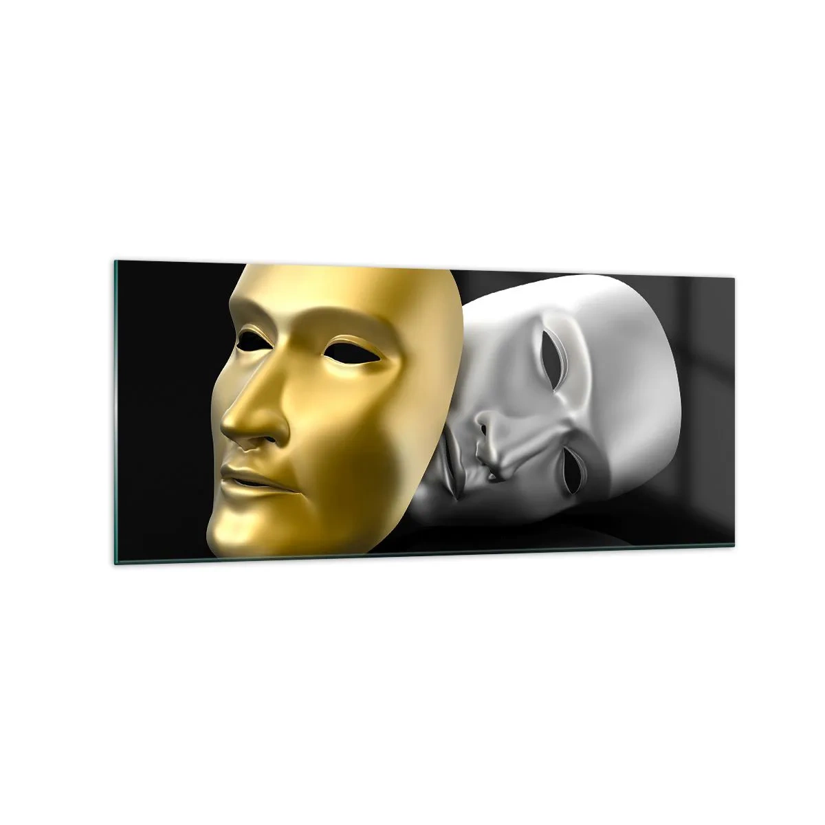 Obraz na skle - Život je divadlo - 120x50 cm