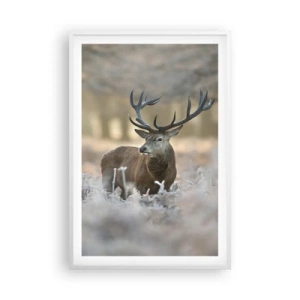 Plagát v bielom ráme - Svieže ráno - 61x91 cm