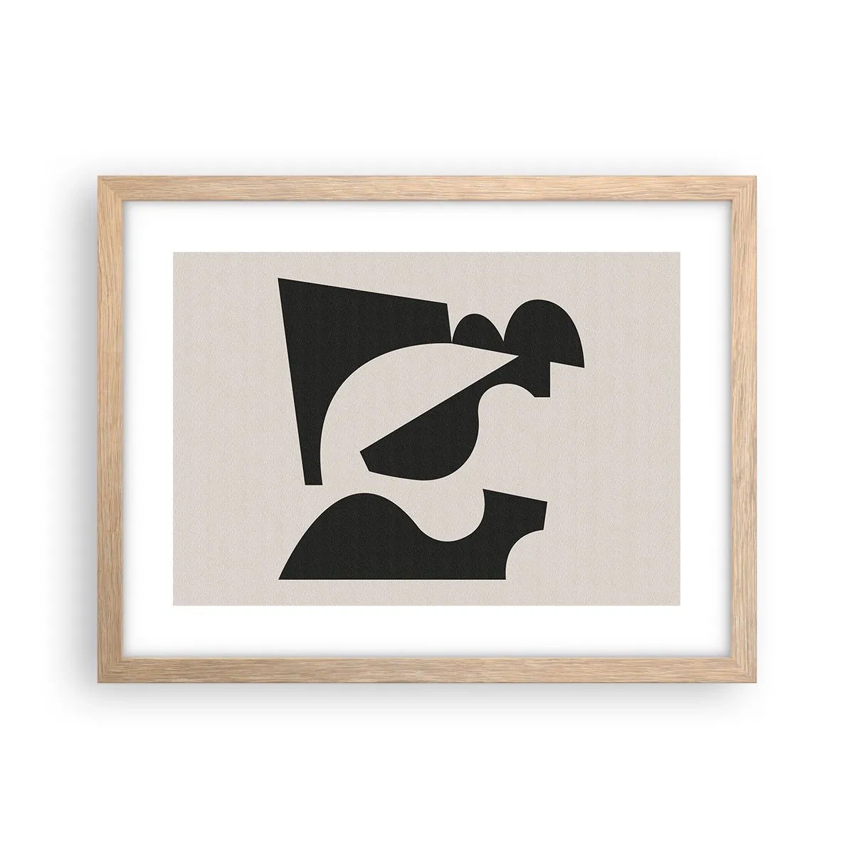 Plagát v ráme zo svetlého duba - Na samostatné ukladanie - 40x30 cm