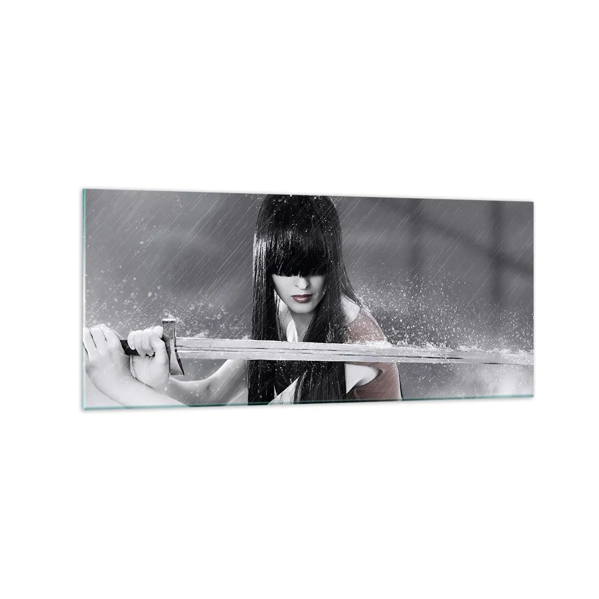 Obraz na skle - Pekná a nebezpečná - 120x50 cm