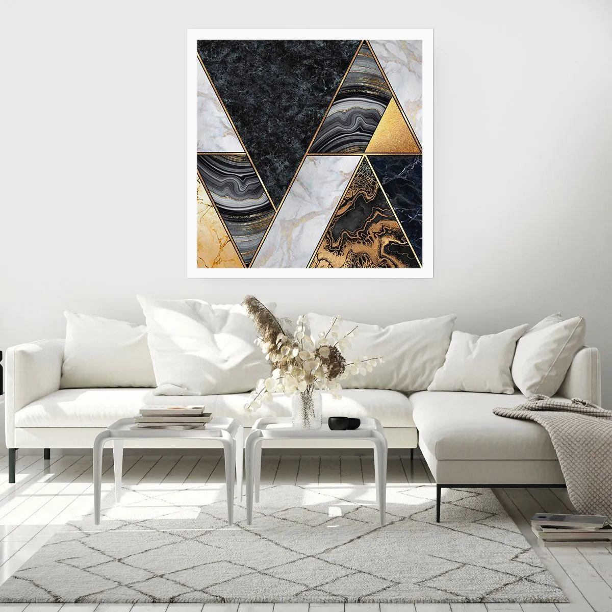 Plagát - Kameň vedľa kameňa - 50x50 cm
