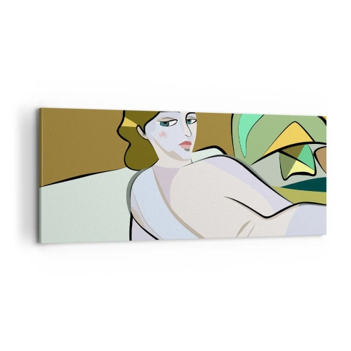 Obraz na plátne - Intímny portrét - 100x40 cm