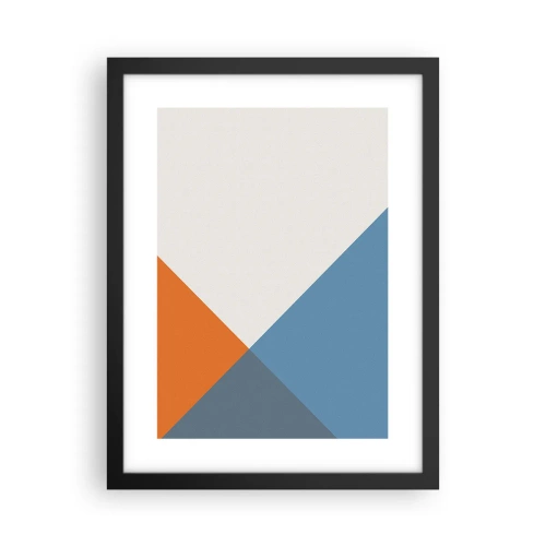 Plagát v čiernom ráme - Pod uhlom… - 30x40 cm