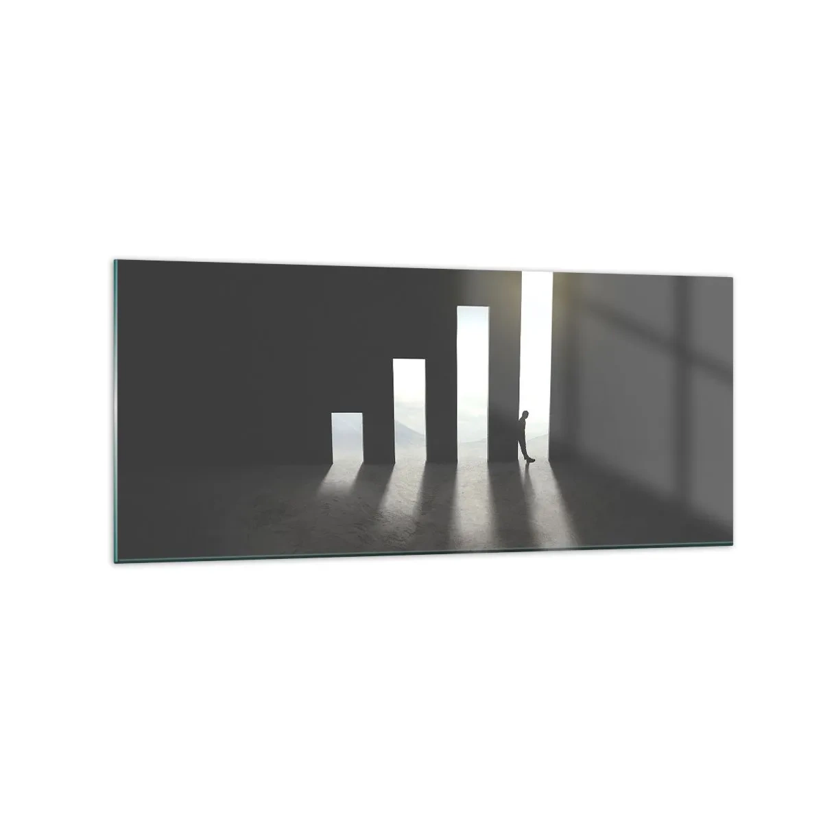 Obraz na skle - Úspech – impresia - 120x50 cm