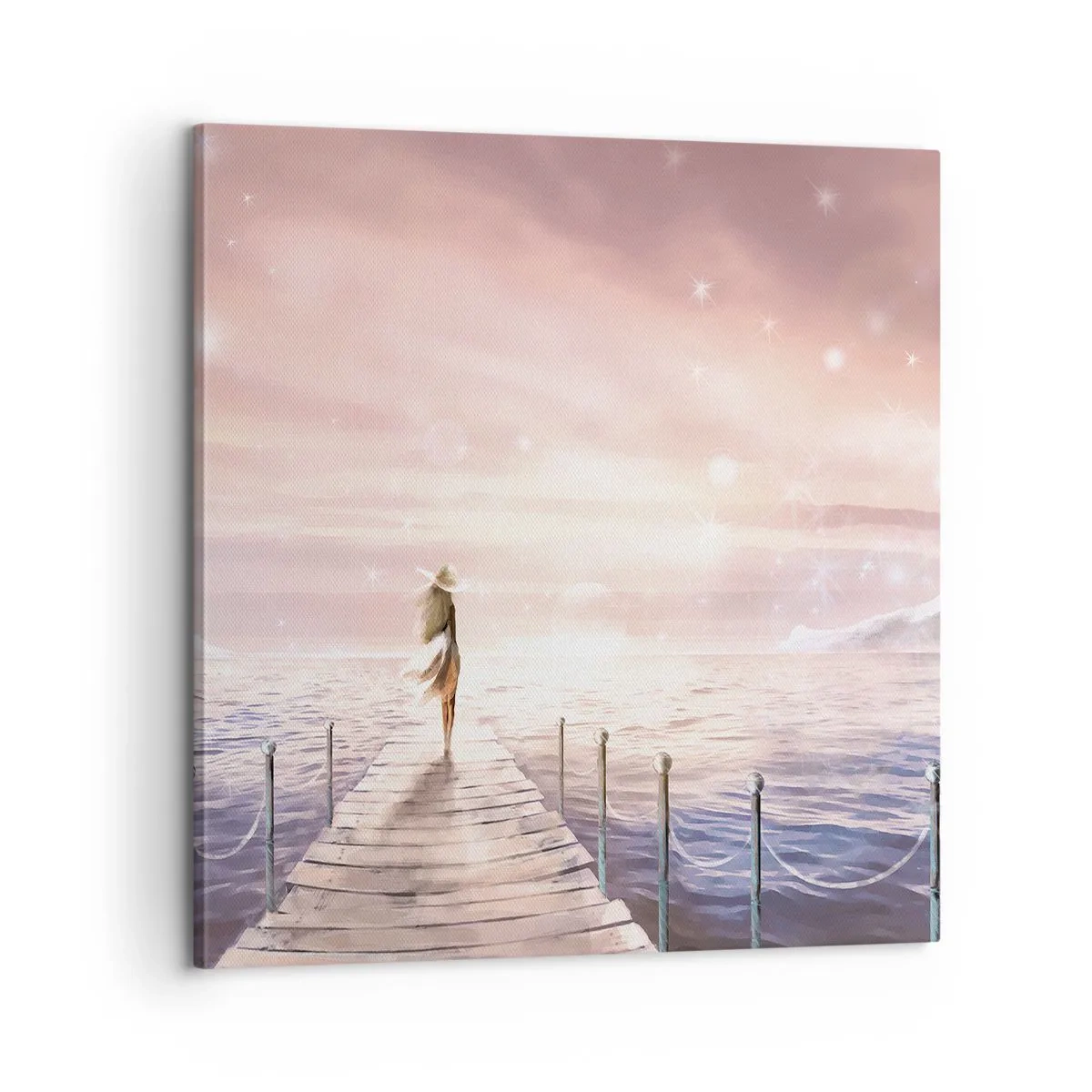 Obraz na plátne - Vo svetle sna - 60x60 cm