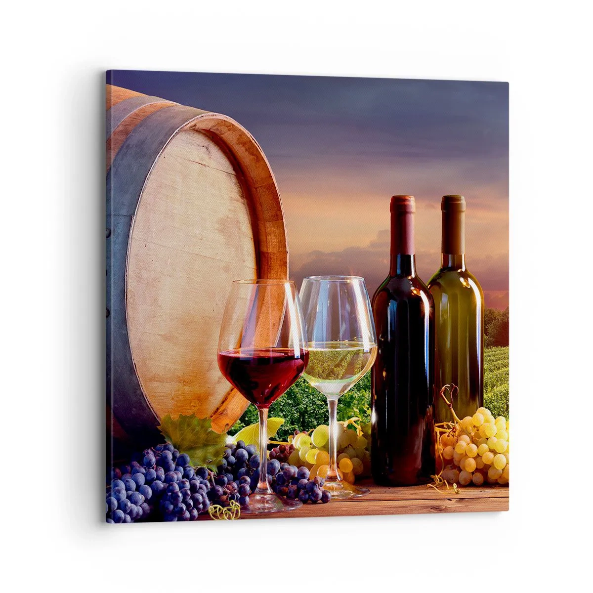 Obraz na plátne - Tu má život chuť - 70x70 cm