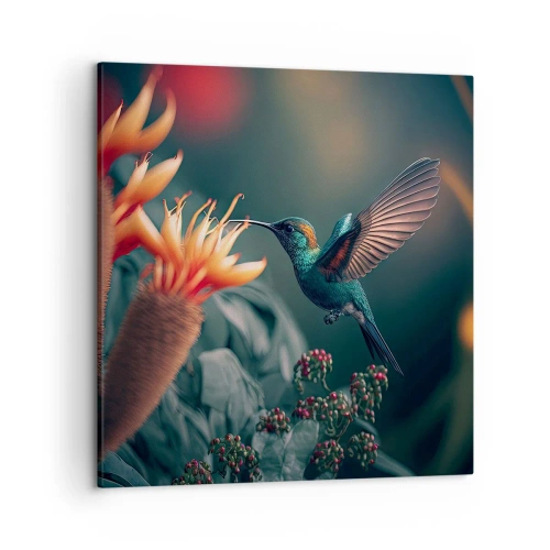 Obraz na plátne - Skutočne pestrý život - 50x50 cm