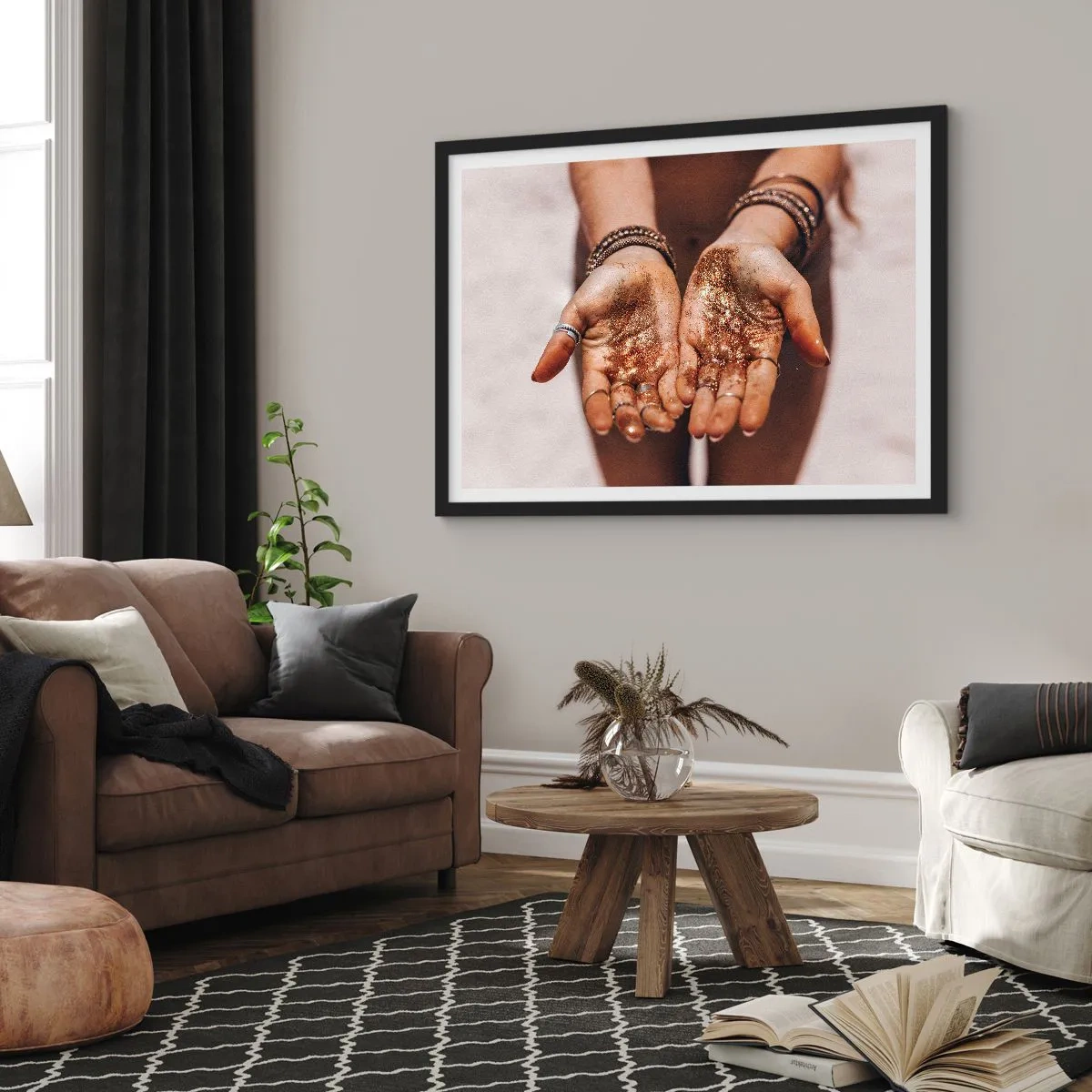 Plagát v čiernom ráme - Darček pre teba - 91x61 cm