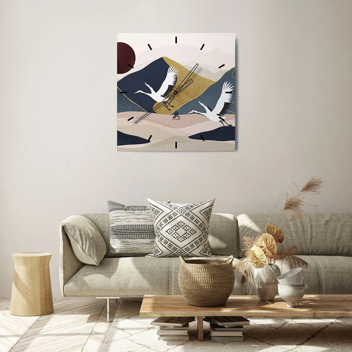 Nástenné hodiny - Opäť ubehol ďalší deň - 30x30 cm