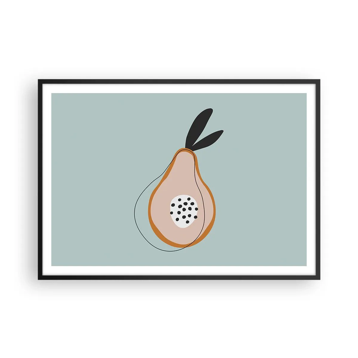 Plagát v čiernom ráme - Prenikanie do podstaty vecí - 100x70 cm