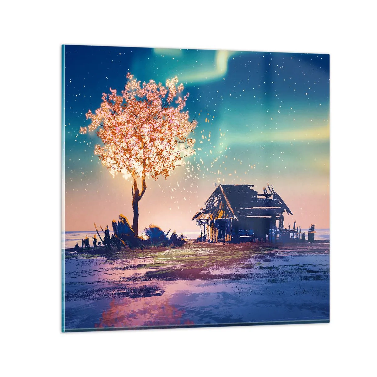 Obraz na skle - Príroda neskončí - 60x60 cm