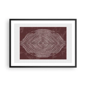 Plagát v čiernom ráme - Priestor hovorí - 70x50 cm