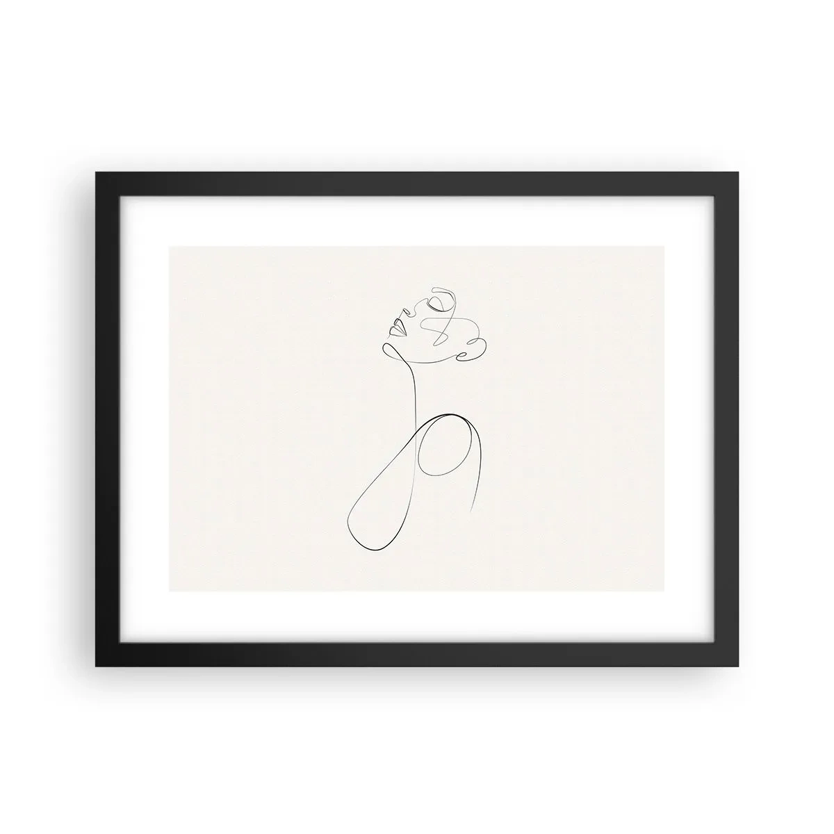 Plagát v čiernom ráme - Zamotaná v snoch - 40x30 cm