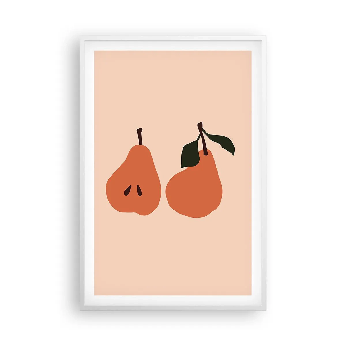 Plagát v bielom ráme - Číra sladkosť - 61x91 cm