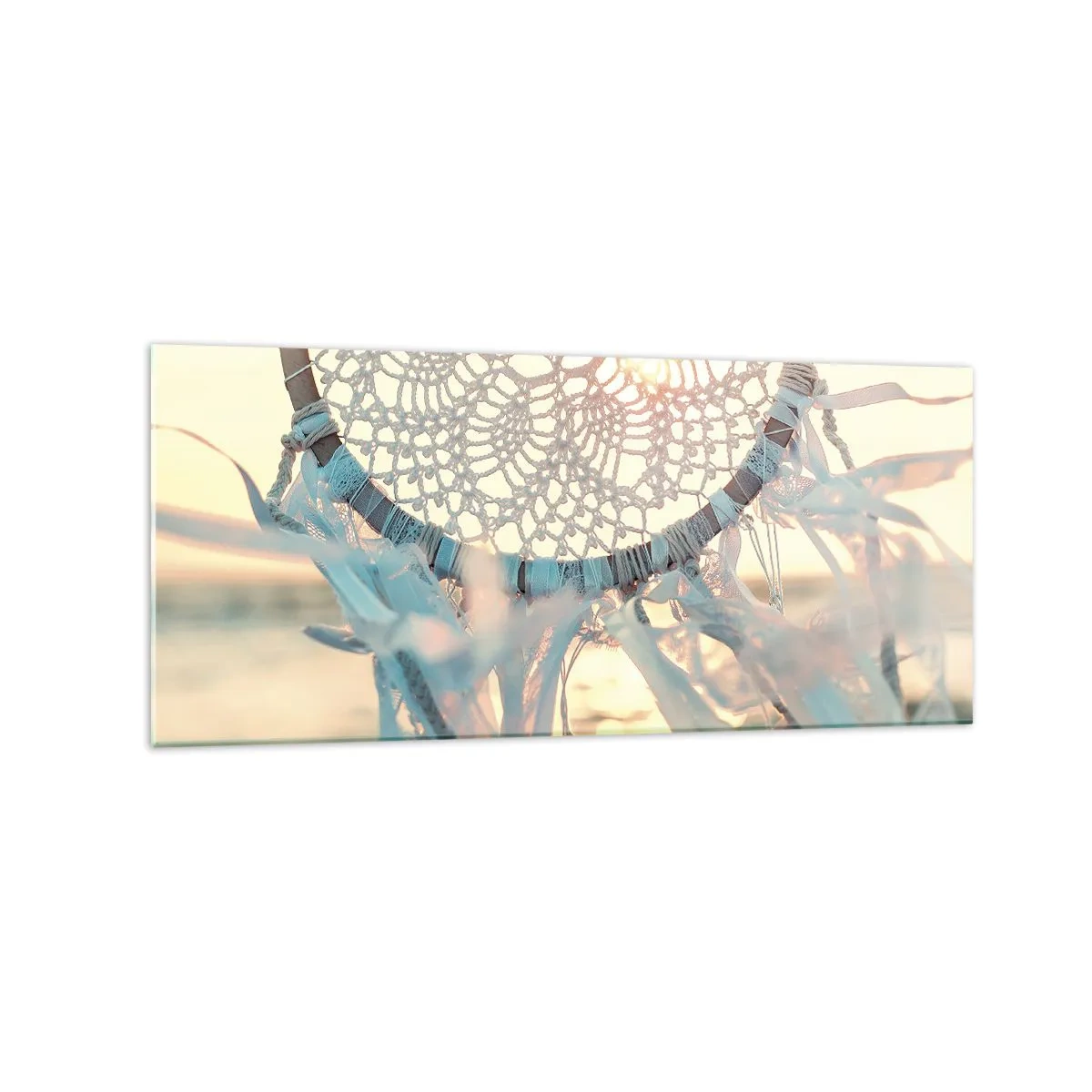 Obraz na skle - Čipkový totem - 120x50 cm