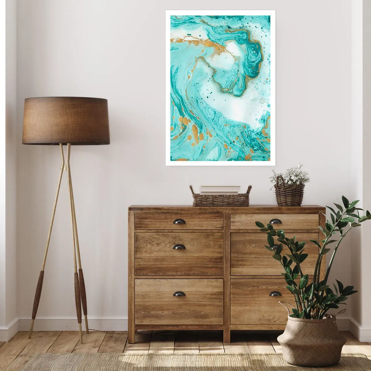 Plagát - Pod veľkou vlnou z epochy Edo - 70x100 cm