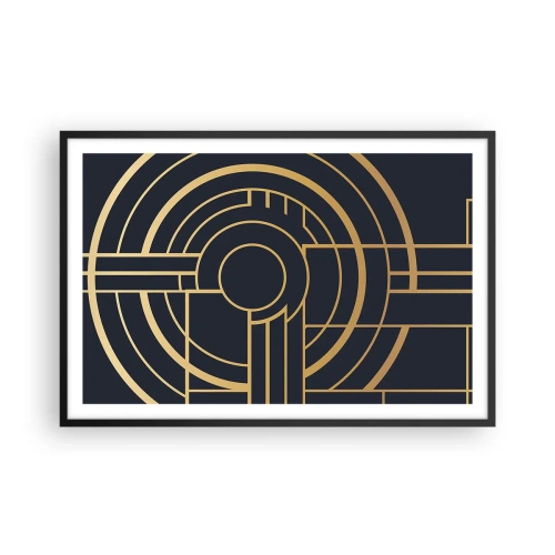 Plagát v čiernom ráme - Obraty udalosti - 91x61 cm