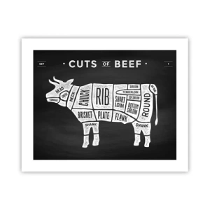 Plagát - Šlabikár mäsiara - 50x40 cm