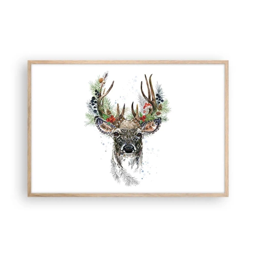 Plagát v ráme zo svetlého duba - V slávnostnom rúchu - 91x61 cm