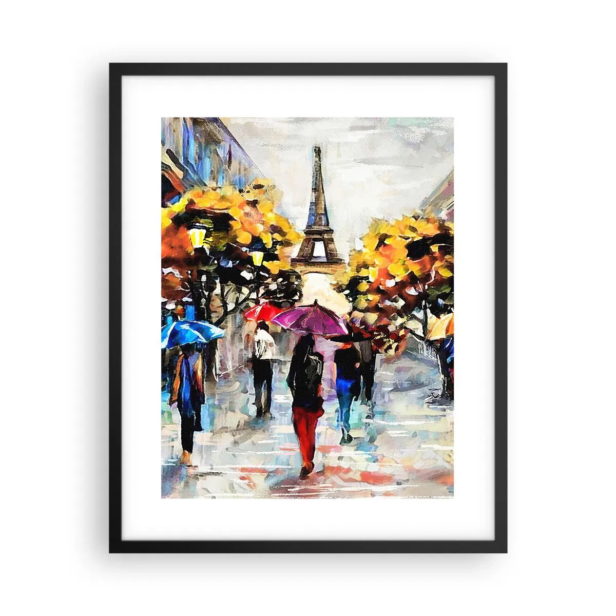Plagát v čiernom ráme - Na jeseň obzvlášť krásny - 40x50 cm