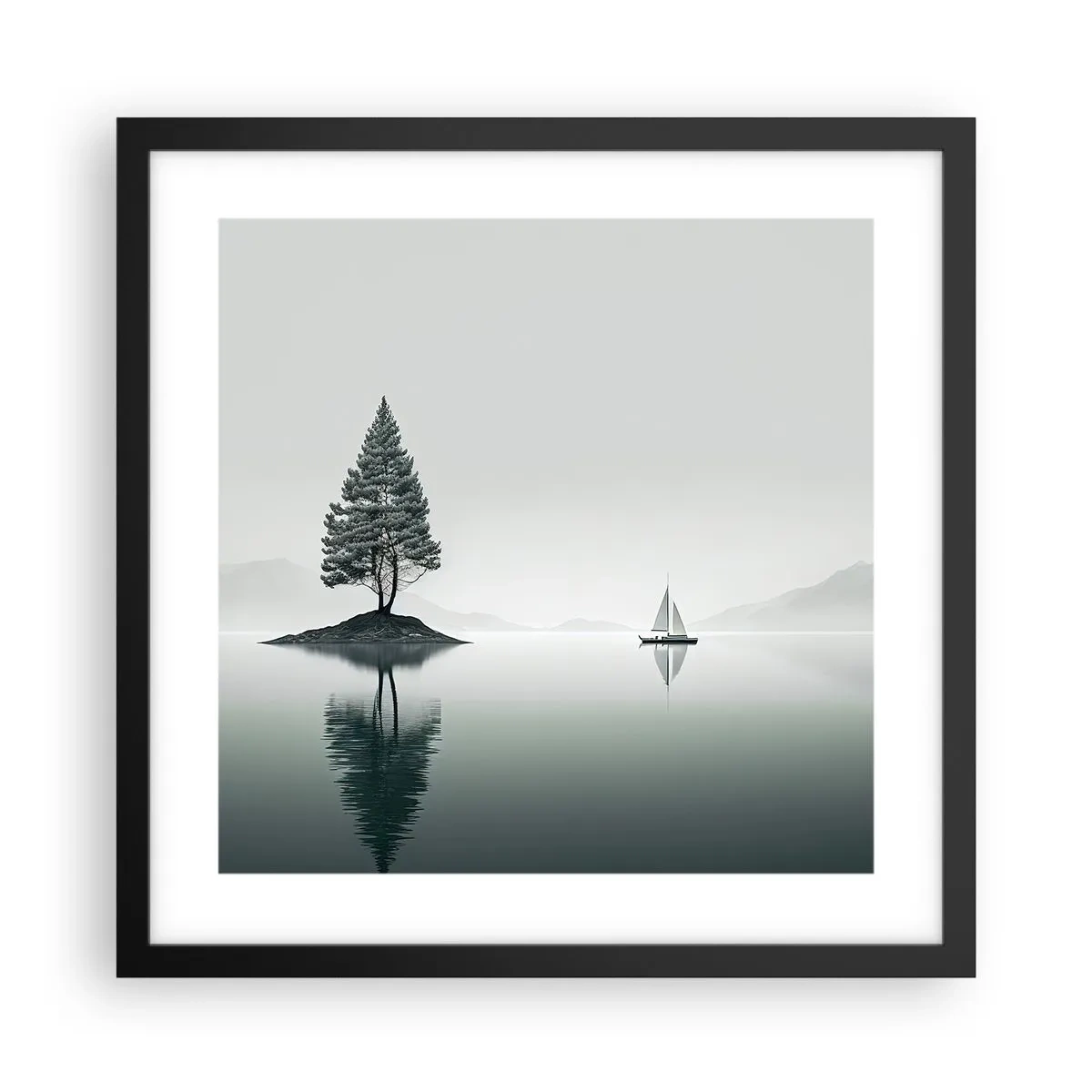 Plagát v čiernom ráme - Snívanie - 40x40 cm