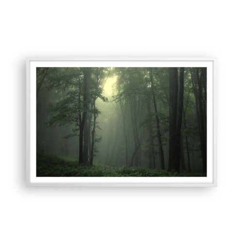 Plagát v bielom ráme - Než sa prebudí - 91x61 cm