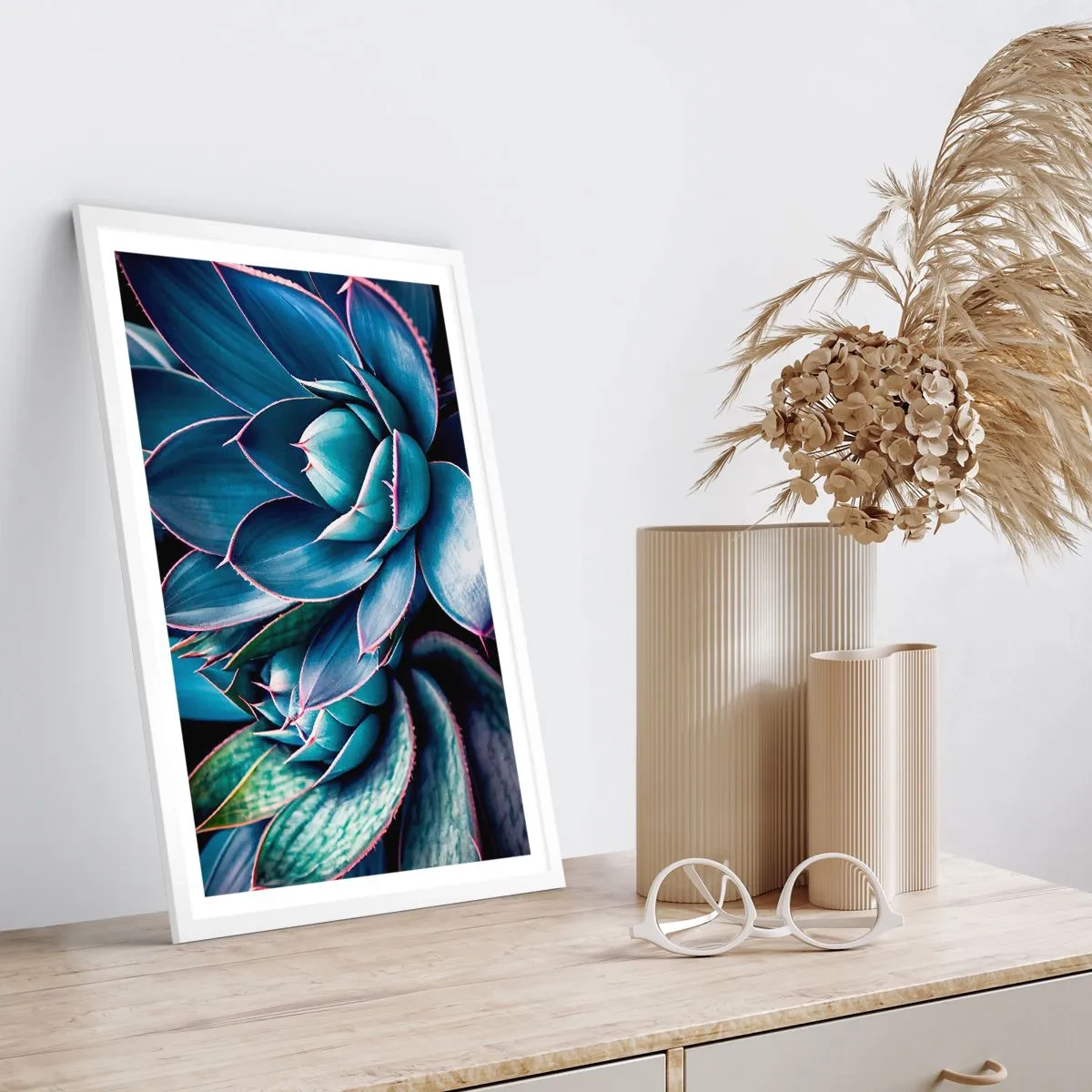 Plagát v bielom ráme - Vitálna sila - 70x100 cm