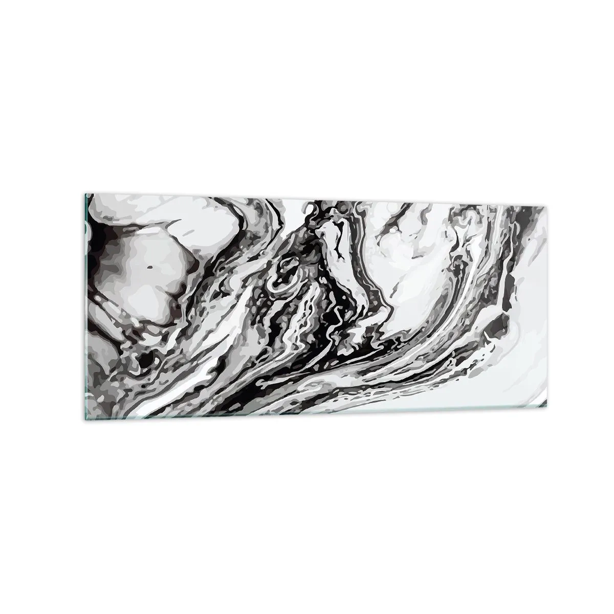 Obraz na skle - Na začiatku bol chaos - 120x50 cm