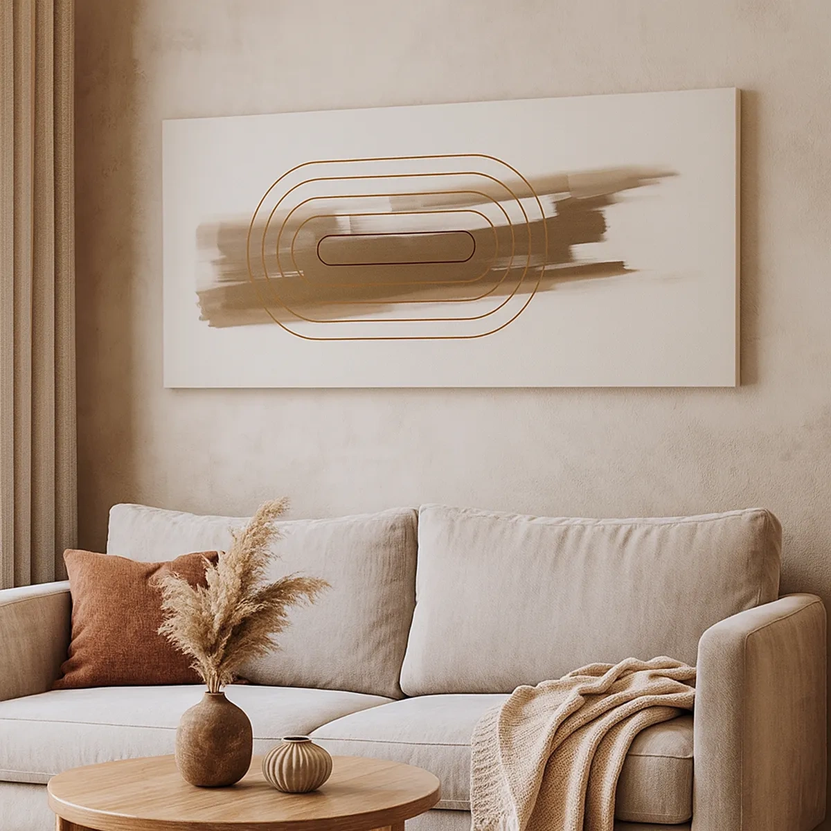 Obraz na plátne - Závan šedej - 30x30 cm