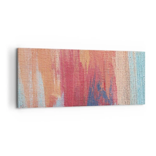Obraz na plátne - Stekať dúhou - 120x50 cm