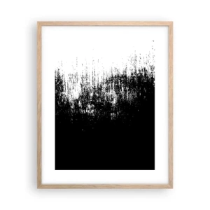 Plagát v ráme zo svetlého duba - Víťazom sa stáva... - 40x50 cm