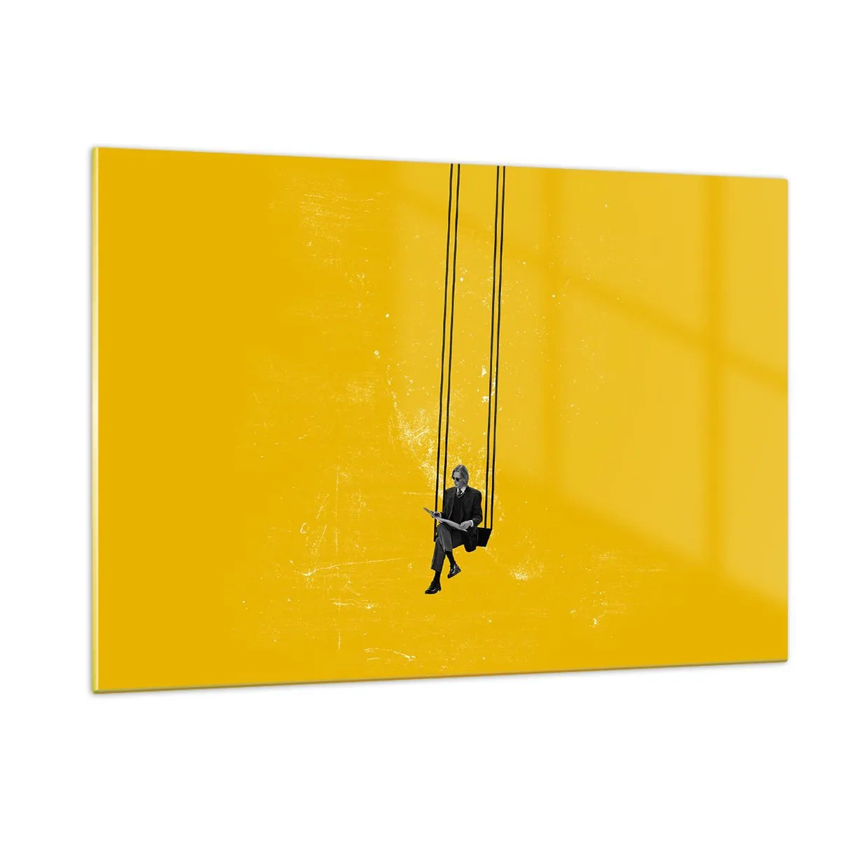Obraz na skle - Deň ako každý iný - 120x80 cm