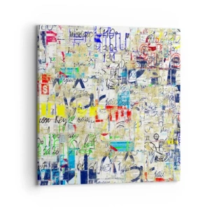 Obraz na plátne - Proste poteší oči - 70x70 cm