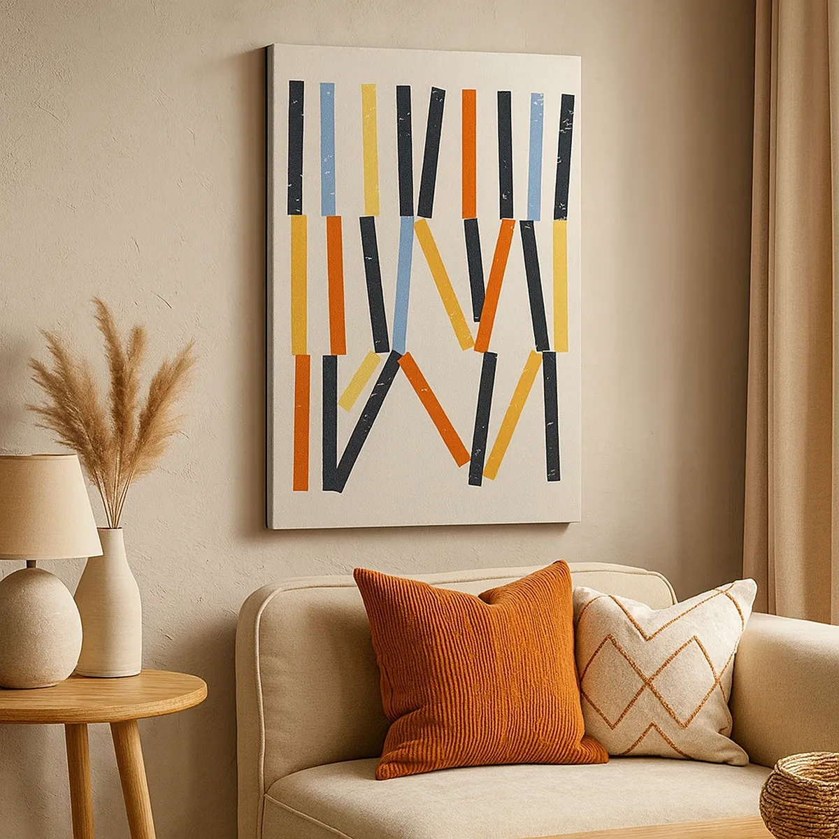 Obraz na plátne - Kompozícia na úrovni - 50x70 cm