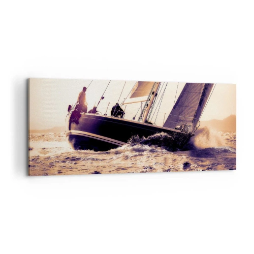 Obraz na plátne - Plav, námorník - 100x40 cm