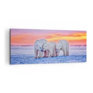 Obraz na plátne - Stačí rodinné teplo - 100x40 cm