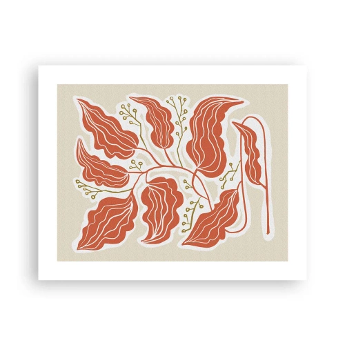 Plagát - Ľudovo a koralovo - 50x40 cm