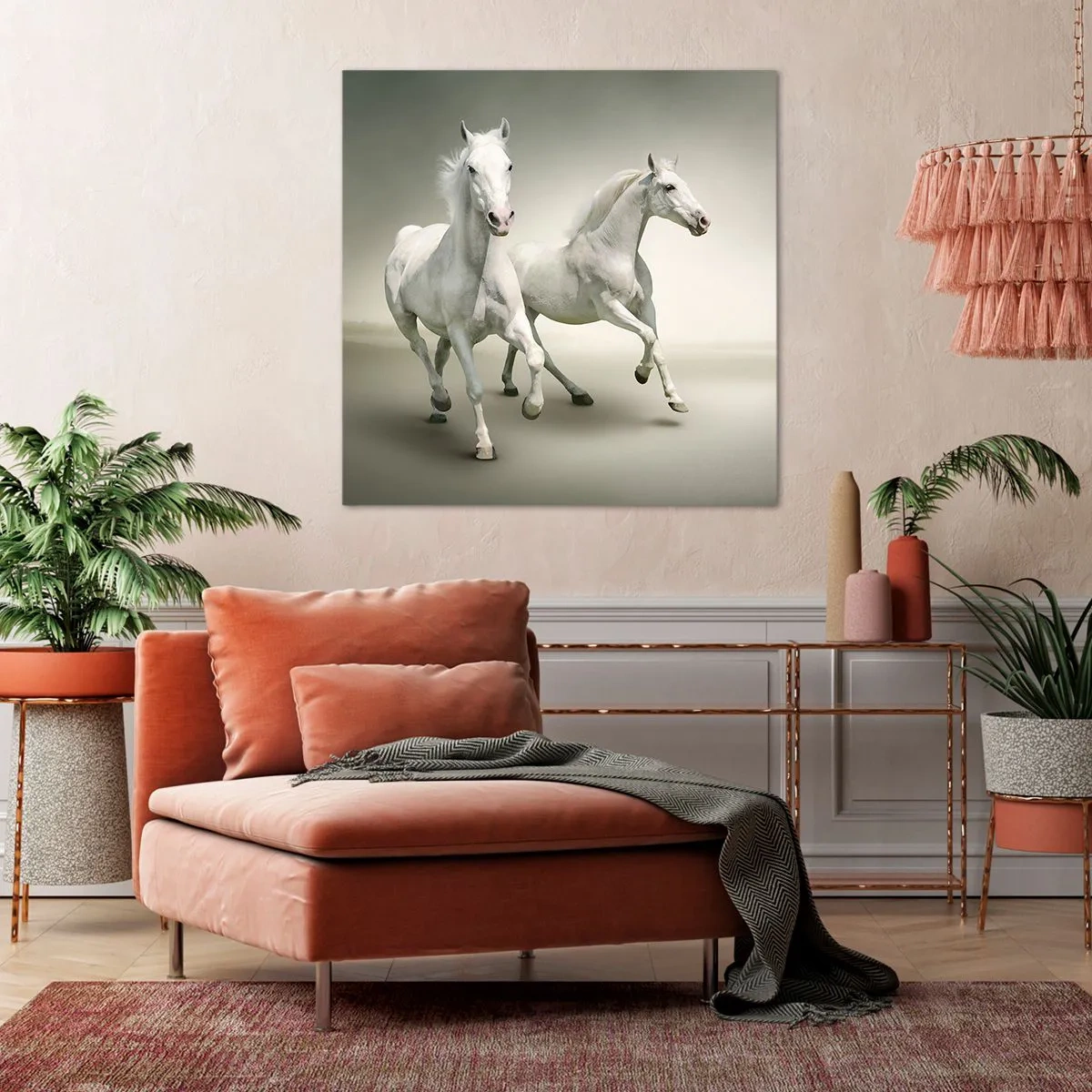 Obraz na plátne - White power! - 70x70 cm