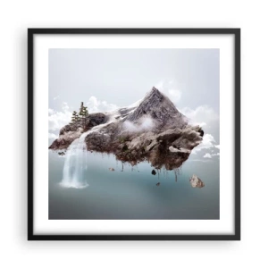 Plagát v čiernom ráme - Pohľad surrealistu - 50x50 cm