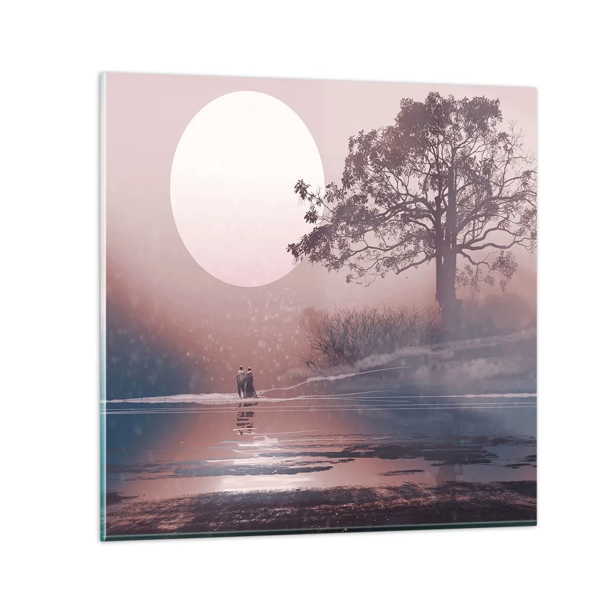 Obraz na skle - Nočné zázraky - 40x40 cm