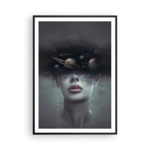 Plagát v čiernom ráme - A planéty… - 70x100 cm