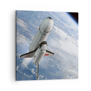 Obraz na plátne - Vesmírne nanebovstúpenie - 50x50 cm