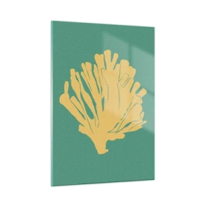 Obraz na skle - Krovie podvodného lesa - 50x70 cm