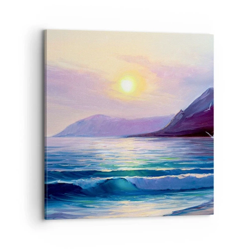 Obraz na plátne - Krištáľ vody a vzduchu - 70x70 cm