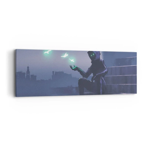 Obraz na plátne - Život sa vráti - 90x30 cm