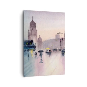 Obraz na plátne - V daždivom opare - 70x100 cm