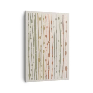 Obraz na plátne - Hudobný záznam farieb - 70x100 cm